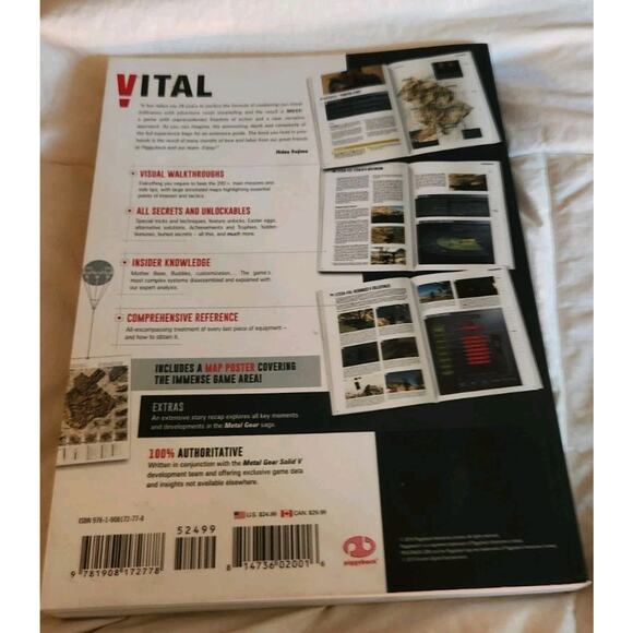 Metal Gear Solid V: The Phantom Pain Paperback Operations Guide Signed Copy - Picture 5 of 6